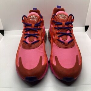 Nike Air Max React Pink and Orange Men's Shoes